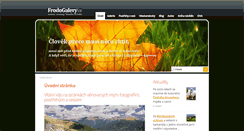 Desktop Screenshot of frodogalery.cz